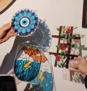 Explore Raku, Kurinuki, and More at Gilgamesh Art Cafe's Creative Art Events in Amman: Stained Glass Workshop, Pottery Class, Painting Exhibition Showcasing Local Artists