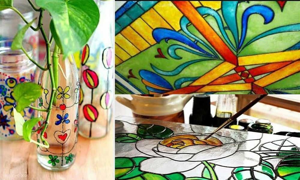 Glass Painting workshop at Gilgamesh for Creative Arts, Jabal Al-Lweibdeh, Amman