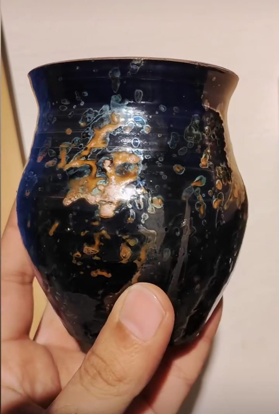 Raku fired ceramic detail, Jabal Al-Lweibdeh